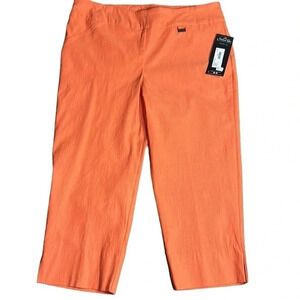 Vintage NWT 🇨🇦 Micheal Tyler pants ,coral Capri cropped pants  ,high rise